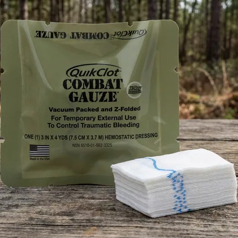Гемостатичний бинт QuikClot Combat Gauze Exp. 2026-2029
