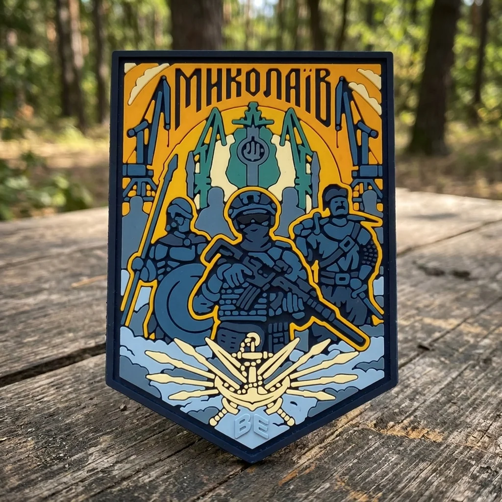 ПВХ Патч (шеврон) "Миколаїв" кольоровий