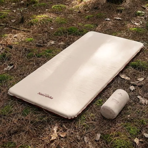 Двомісний самонадувний килим(200х132х6см) Naturehike NH21FCD11 Beige — фото 3