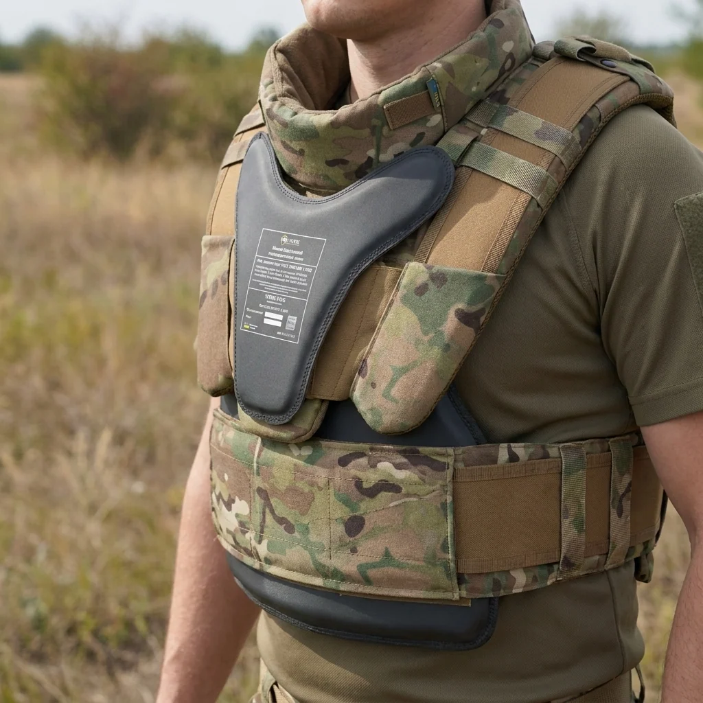 Захист шиї mod. 1 Kiborg з балістичним пакетом Militex Multicam