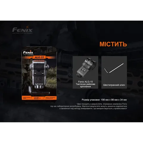 Кріплення на зброю для тактичних ліхтарів Fenix ALG-15 — фото 9