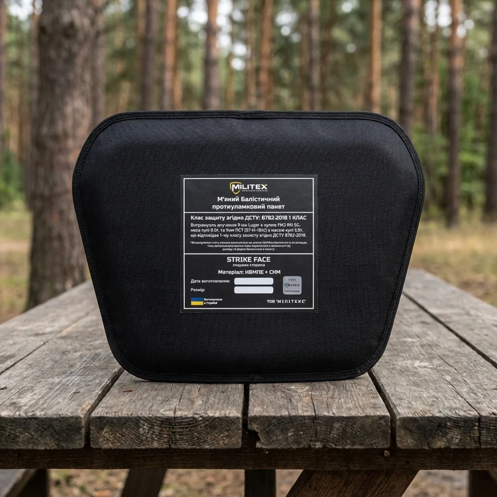 Балістичний пакет Militex для сумки-напашника 25,5*16*17 (1 клас захисту)