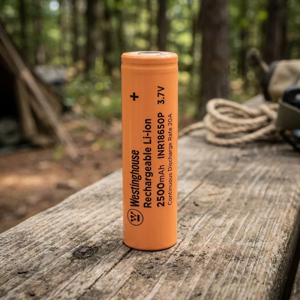 Акумулятор Westinghouse INR18650 2500 mAh 3.7V Li-ion високострумовий 10C Flat Top