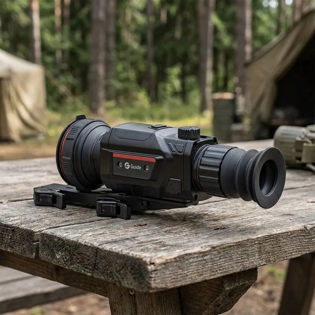 Прилад тепловізійний Guide TR650 2.9–23.2x50 з кріпленням QD Long Mount