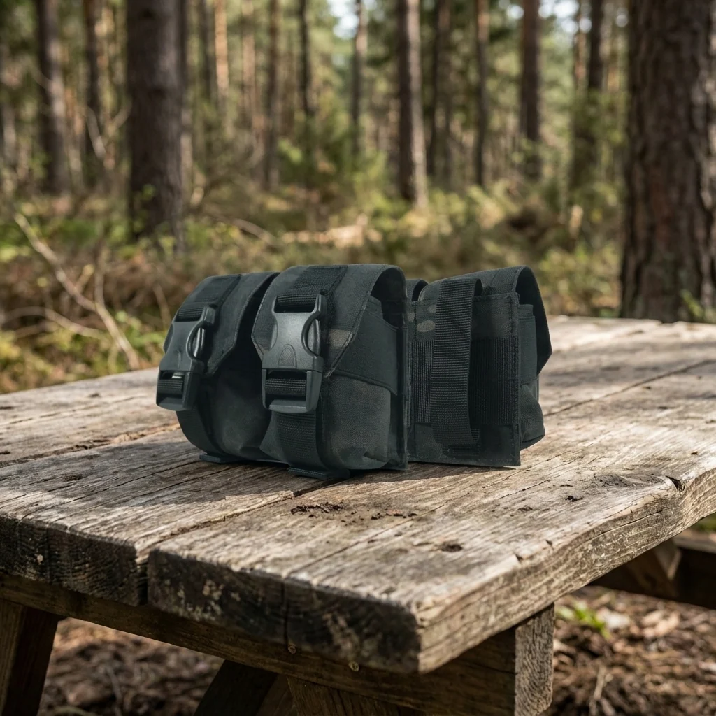 Підсумок під 2 гранати Kiborg GU Double Mag Pouch (Чорний мультикам)