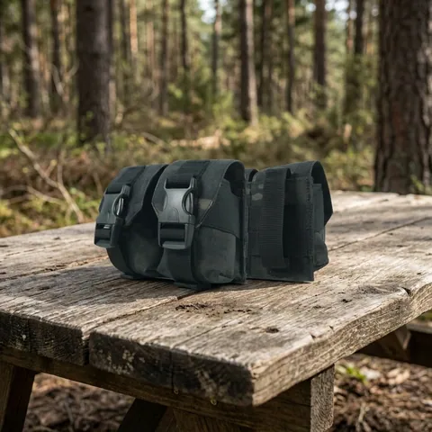 Підсумок під 2 гранати Kiborg GU Double Mag Pouch (Чорний мультикам)