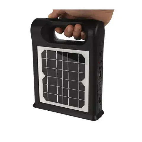 Сонячна зарядна станція + LED ліхтар Cclamp CL-12 30W з лампочками + Power Bank — фото 3