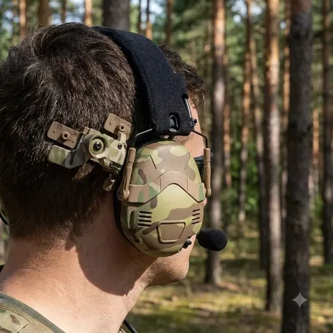 Тактичні активні навушники HD-16 Multicam