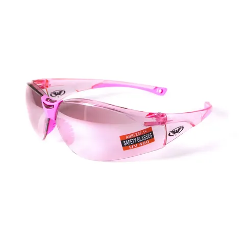 Окуляри захисні Global Vision Cruisin (pink), рожеві — фото 4