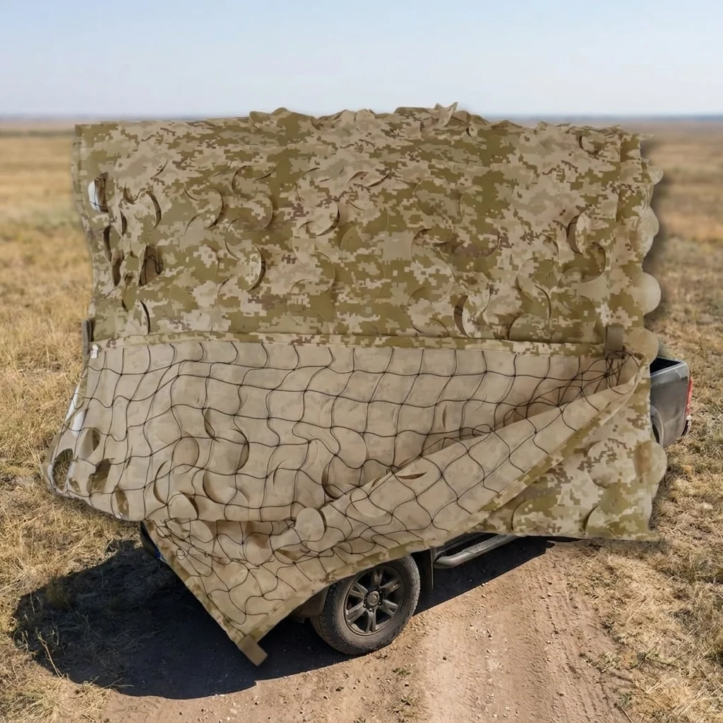 Маскувальна сітка з основою 20х20 Militex Піксель