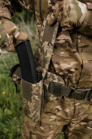 Підсумок під 2 магазина KIBORG GU Double Mag Pouch Піксель — фото 12