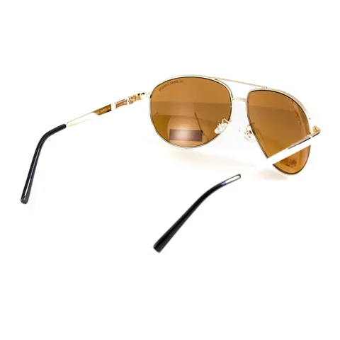 Окуляри захисні Global Vision Aviator-4 (drive mirror), коричневі лінзи — фото 8