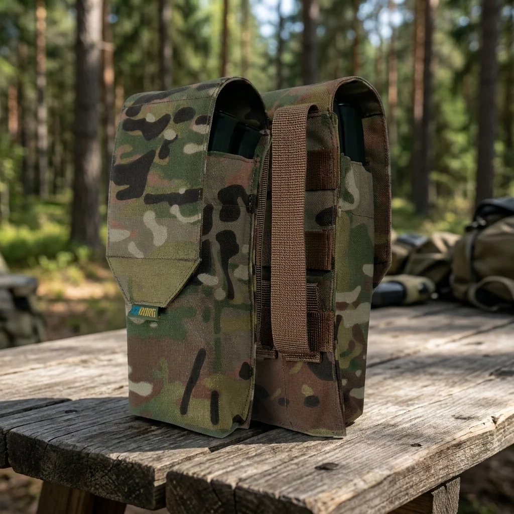 Підсумок під 2 магазина KIBORG GU Double Mag Pouch Мультикам