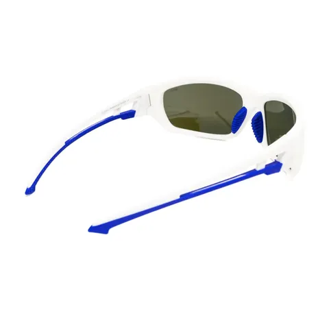 Захисні окуляри з поляризацією BluWater Seaside White Polarized (G-Tech™ blue), дзеркальні сині, Білий — фото 8