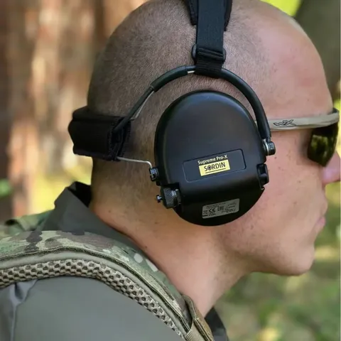 Aктивні тактичні шумоподавлюючі Sordin Supreme Pro X Neckband Black — фото 9