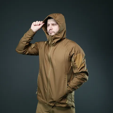 Тактична куртка Twill GEN I | Койот | Літня військова куртка без підкладки — фото 8