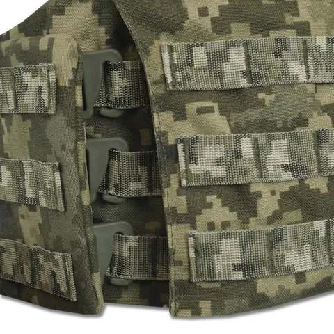Бронежилет (M) Kiborg Modular X-1 (збільшена площа захисту) з балістичним пакетом Militex, 2 клас — фото 17