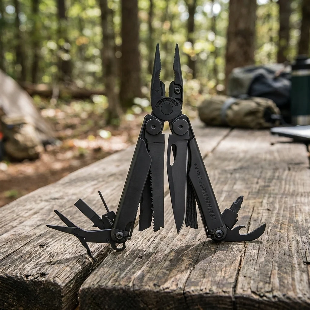 Мультиінструмент Leatherman Wave Plus Black — надійний на кожен день
