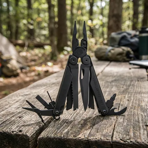 Мультиінструмент Leatherman Wave Plus Black — надійний на кожен день
