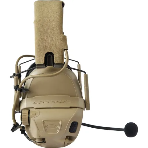 Активні навушники Ops-Core AMP Communication Headset-Connectorized. Верхній тримач. Tan — фото 6