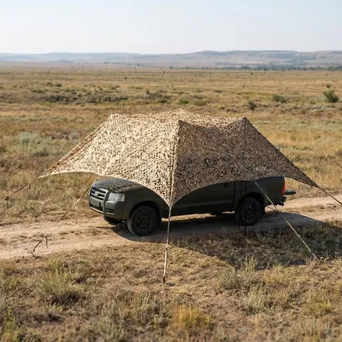 Осіння маскувальна сітка Militex Дубове листя 5х7м (площа 35 кв.м.)
