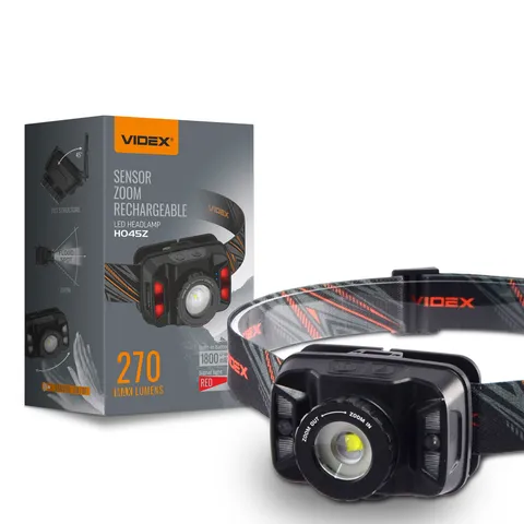 Налобний світлодіодний ліхтарик VIDEX VLF-H045Z 270Lm 5000K — фото 2