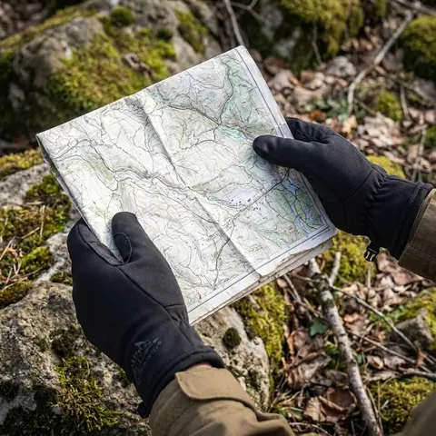 Рукавички для туризму Helikon-Tex Tracker Outback Gloves - Black — фото 3