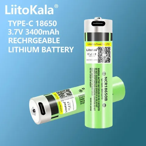 Акумулятор LiitoKala Lii-USB-34B 18650 3400mah — фото 4