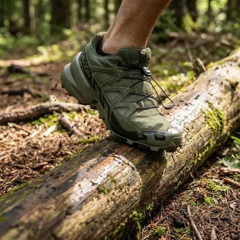 Кросівки Salomon Speedcross 6 Forces Зелений/Чорний — фото 3