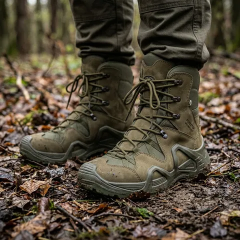 Демісезонні берци хакі Forester High F3545 Waterresistant