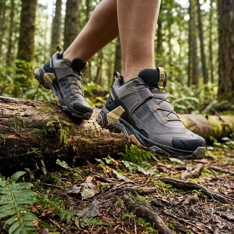 Кросівки Salomon X Ultra 5 Cloudburst/Black/Willow трекінгові для хайкінгу та складних стежок — фото 3