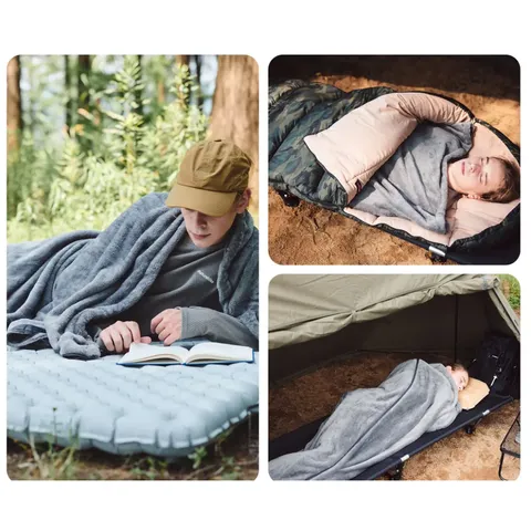 Підкладка для спального мішка Naturehike CNK2450WS024, фліс, графіт — фото 7