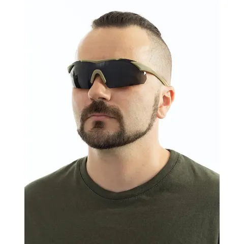 Окуляри балістичні Wiley X WX Vapor 2.5. 3 лінзи (Grey/Clear/Light Rust) оправа Tan — фото 9