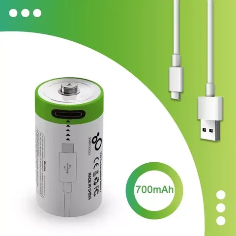 Акумулятори CR123A (16340) з роз’ємом TYPE-C (4 шт., 700 mAh, 3.7V) — фото 5