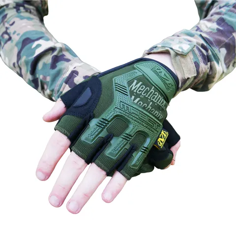 Безпалі рукавиці олива Mechanix MXK-2 — фото 4