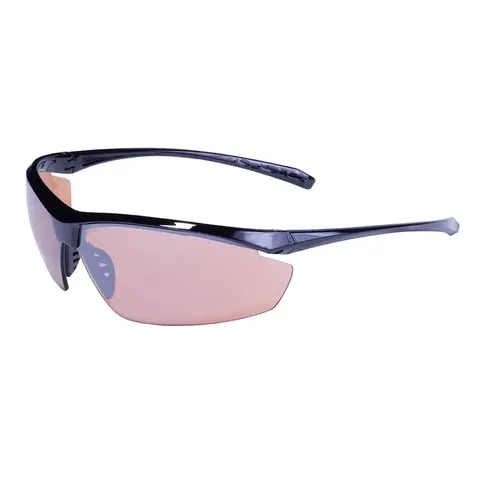 Окуляри захисні Global Vision Lieutenant (drive mirror) коричневі, Чорний — фото 2