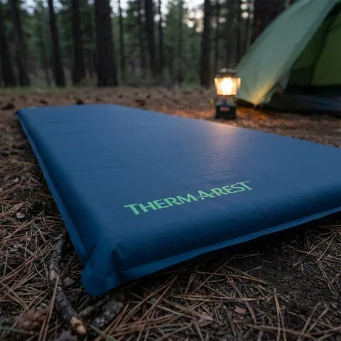 Самонадувний килимок THERM-A-REST BaseCamp (183х51х5см) Poseidon Blue