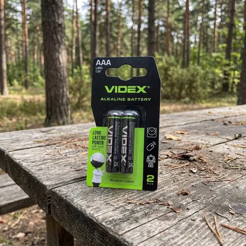 Лужна батарейка Videx LR03/AAA 2шт SMALL BLISTER