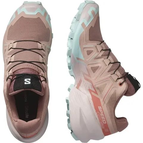 Кросівки Salomon SPEEDCROSS 6 Women Mahogany Rose/Hushed Violet (жіночі трейлові, літні) — фото 7