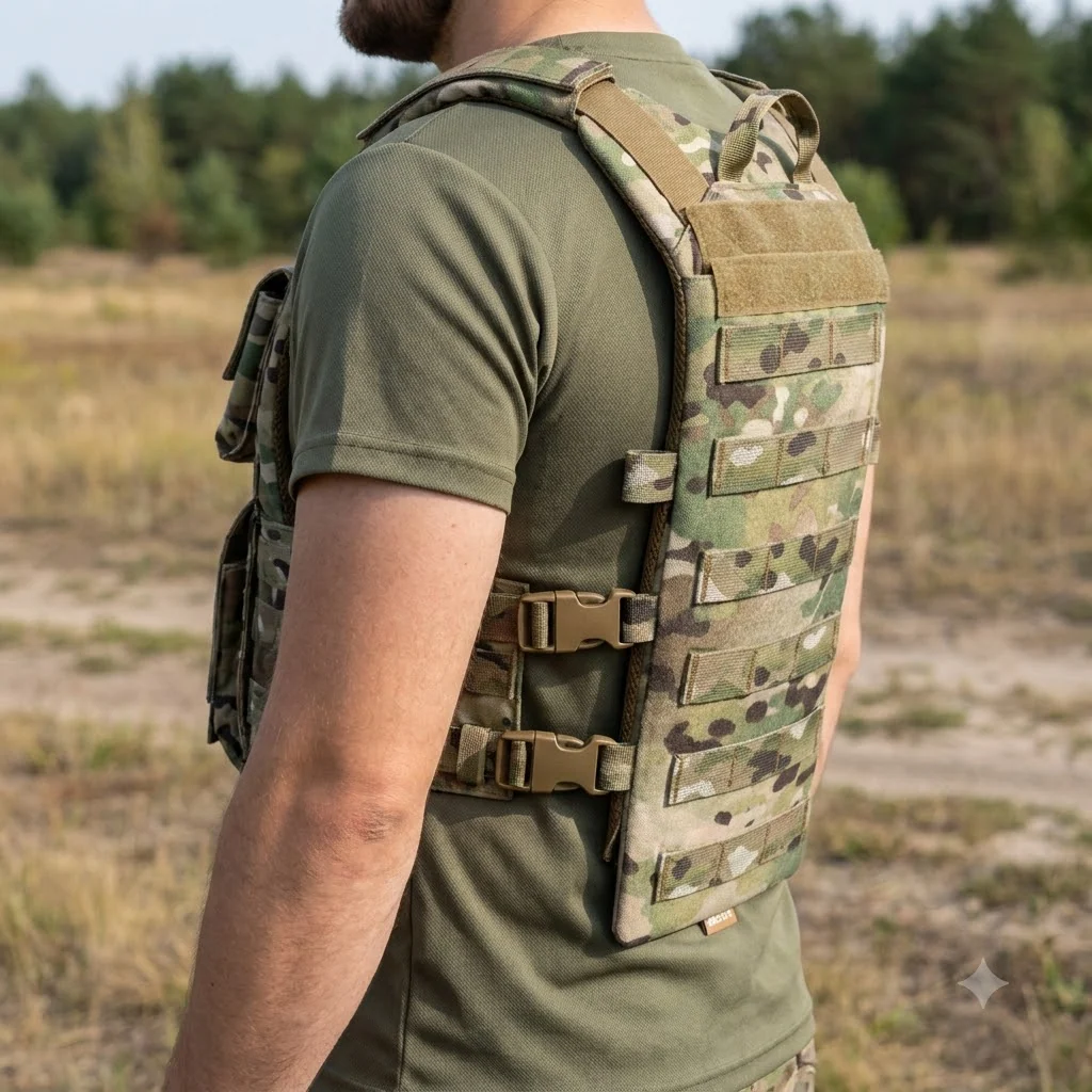 Захист попереку Gen.2 з балістичним захистом 2 класу Militex Cordura original USA Мультикам