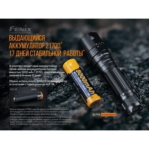 Ліхтар ручний Fenix PD40R V2.0 — фото 11