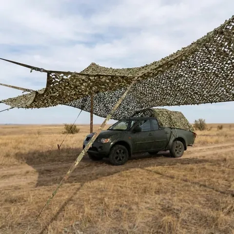 Маскувальна сітка Militex для окопів та бліндажів Темний мультикам 5х5м (площа 25 кв.м.) — фото 1