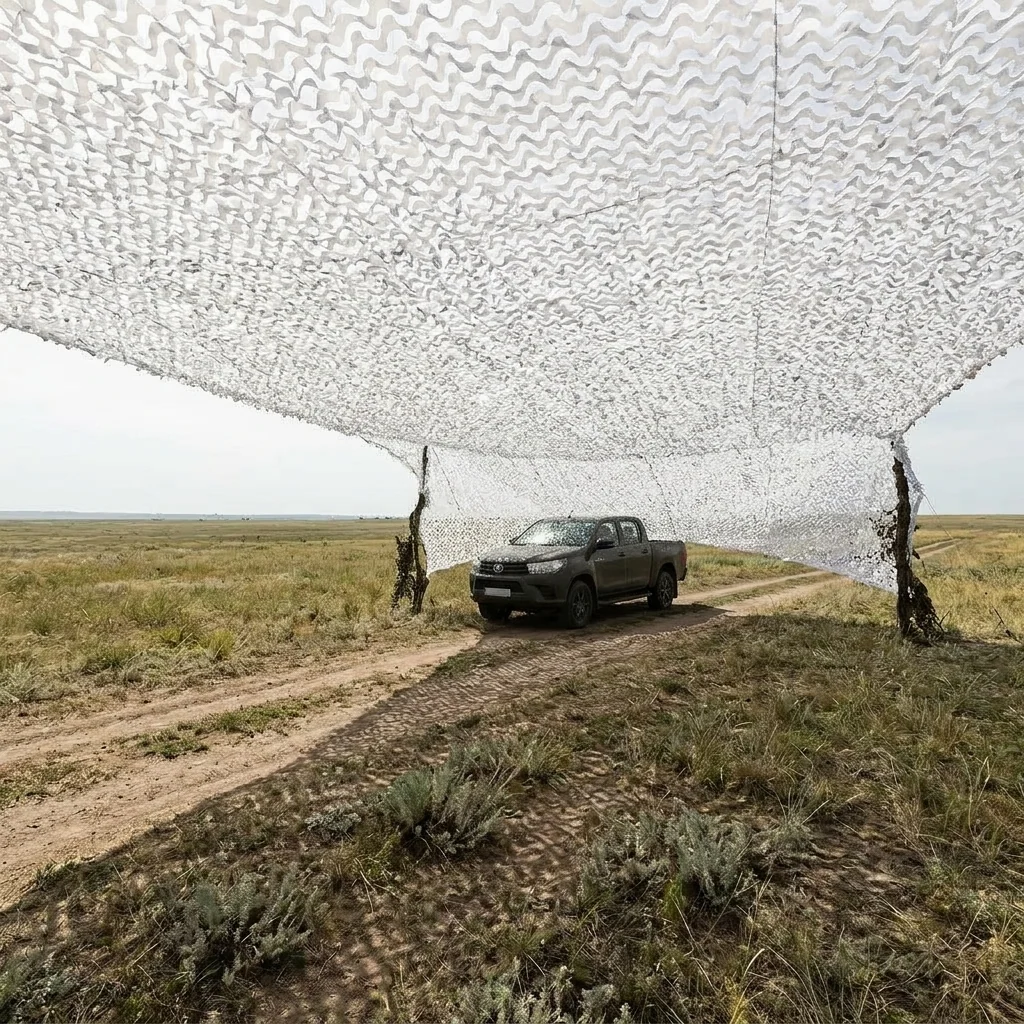 Маскувальна сітка Militex для авто Альпійська клякса 5х10м (площа 50 кв.м.)