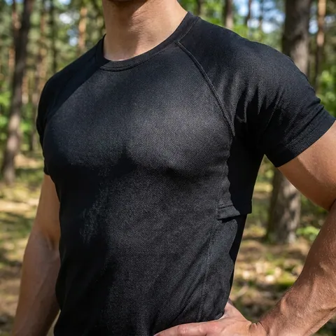 Термоактивна футболка Helikon-Tex Functional T-shirt - Quickly Dry - Black — фото 3