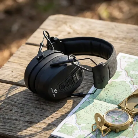 Активні навушники протишумні захисні Venture Gear Clandestine NRR 24dB (чорні) — фото 3