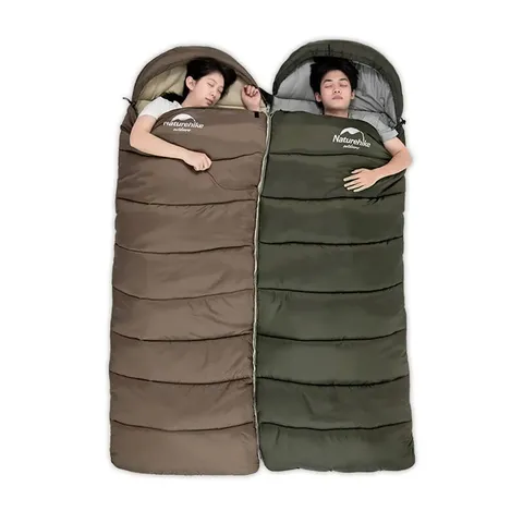 Спальник з капюшоном Naturehike U350 NH20MSD07, (1°C), лівий, зелений — фото 8