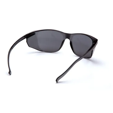 Захисні окуляри Pyramex Legacy (gray) Super Anti-Fog H2MAX, сірі, Чорний — фото 4