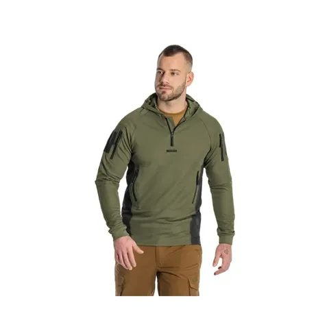Кофта тактична Helikon-Tex RANGE HOODIE - TopCool, оливковий — фото 17