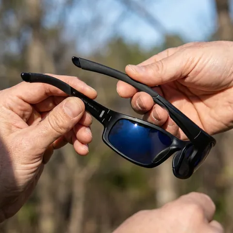 Окуляри фотохромні (захисні) Global Vision Hercules-7 Photochromic Anti-Fog (G-Tech™ blue), фотохромні дзеркальні сині, Чорний — фото 3