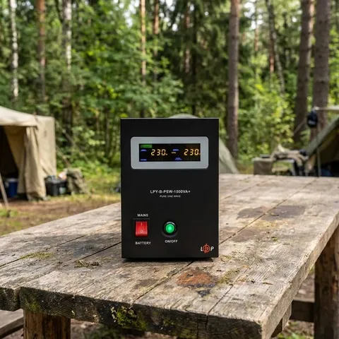 ДБЖ з правильною синусоїдою 24V LPY-B-PSW-1500VA+(1050Вт) 10A/15A